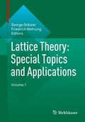 Cover: Lattice Theory: Special Topics and Applications - Springer