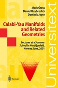 Cover: Calabi-Yau Manifolds and Related Geometries - Springer