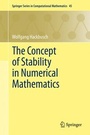 Cover: The Concept of Stability in Numerical Mathematics - Springer