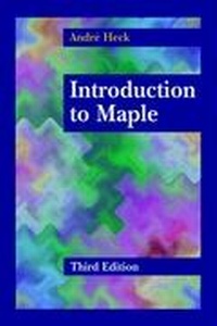 Abbildung von: Introduction to Maple - Springer
