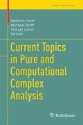Cover: Current Topics in Pure and Computational Complex Analysis - Springer