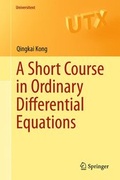 Cover: A Short Course in Ordinary Differential Equations - Springer