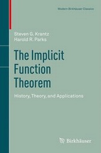 Abbildung von: The Implicit Function Theorem - Springer