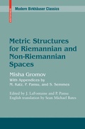Bild: Metric Structures for Riemannian and Non-Riemannian Spaces - Birkhauser Boston Inc