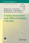 Cover: k-Schur Functions and Affine Schubert Calculus - Springer