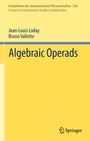 Cover: Algebraic Operads - Springer