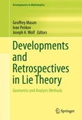 Cover: Developments and Retrospectives in Lie Theory - Springer