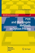 Cover: PDE and Martingale Methods in Option Pricing - Springer