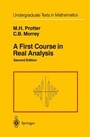 Cover: A First Course in Real Analysis - Springer