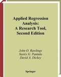 Cover: Applied Regression Analysis - Springer