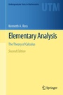 Cover: Elementary Analysis - Springer