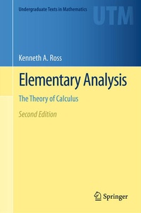 Enlarge image Cover: Elementary Analysis - Springer