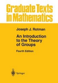 Enlarge image Cover: An Introduction to the Theory of Groups - Springer