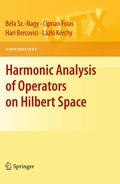 Cover: Harmonic Analysis of Operators on Hilbert Space - Springer