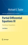 Cover: Partial Differential Equations III - Springer