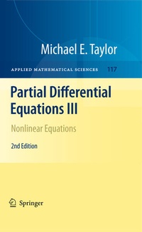 Enlarge image Cover: Partial Differential Equations III - Springer