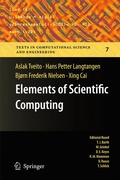 Cover: Elements of Scientific Computing - Springer