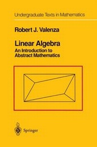 Enlarge image Cover: Linear Algebra - Springer