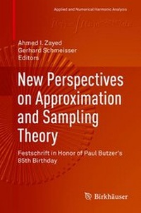 Enlarge image Cover: New Perspectives on Approximation and Sampling Theory - Springer