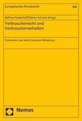 Cover: Verbraucherrecht und Verbraucherverhalten - Nomos