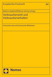 Abbildung von: Verbraucherrecht und Verbraucherverhalten - Nomos