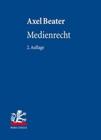 Abbildung von: Medienrecht - Mohr Siebeck