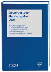 Abbildung von: Gewerbesteuer Handausgabe 2008 - Stollfuß