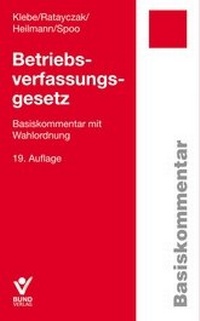 Bild vergrößern Bild: Betriebsverfassungsgesetz (BetrVG) - Bund-Verlag