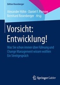 Cover: Vorsicht: Entwicklung! - Springer Gabler