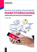 Cover: Marktforschung - De Gruyter Oldenbourg