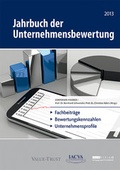 Cover: Jahrbuch der Unternehmensbewertung 2013 - Handelsblatt Fachmedien
