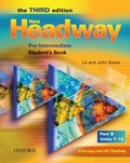 Cover: New Headway: Pre-Intermediate Third Edition: Student's Book B - Oxford University Press