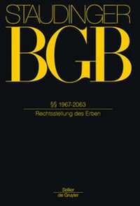 Abbildung von: BGB: Kommentar zum Bürgerlichen Gesetzbuch mit Einführungsgesetz und Nebengesetzen - Sellier - De Gruyter