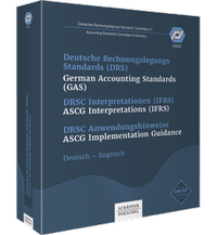 Abbildung von: Deutsche Rechnungslegungs Standards (DRS) / German Accounting Standards (GAS) - DRSC Interpretationen (IFRS) / ASCG Interpretations (IFRS) - DRSC Anwendungshinweise / ASCG Implementation Guidance - Schäffer-Poeschel