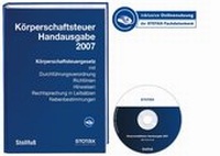 Abbildung von: Körperschaftsteuer-Handausgabe 2007 - Stollfuß