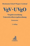 Cover: VgV, UVgO: Vergabeverordnung, Unterschwellenvergabeordnung - C.H.BECK
