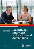 Cover: Einstellungsinterviews vorbereiten und durchf&uuml;hren - Hogrefe