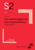 Cover: Die verwaltungsgerichtliche Assessorklausur - Alpmann Schmidt