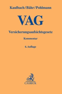 Abbildung von: Versicherungsaufsichtsgesetz: VAG - C.H.BECK