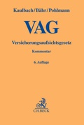 Cover: Versicherungsaufsichtsgesetz: VAG - C.H.BECK