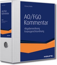 Abbildung von: AO/FGO Kommentar plus Onlinezugang - Haufe-Lexware