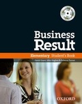 Cover: Business Result: Elementary: Student's Book Pack - Oxford University Press