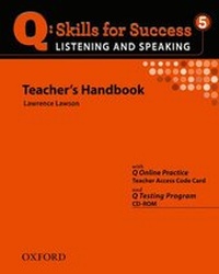 Abbildung von: Q Skills for Success: Listening and Speaking 5: Teacher's Book with Testing Program CD-ROM - Oxford University Press