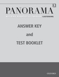Cover: Panorama Listening 3: Answer Key and Test Booklet - Oxford University Press