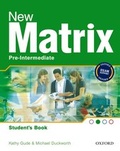 Cover: New Matrix: Pre-Intermediate: Student's Book - Oxford University Press