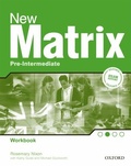 Cover: New Matrix Pre-Intermediate: Workbook - Oxford University Press