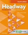 Cover: New Headway: Pre-Intermediate A2 - B1: Workbook + iChecker without Key - Oxford University Press