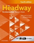 Cover: New Headway: Pre-Intermediate A2-B1: Teacher's Book + Teacher's Resource Disc - Oxford University Press