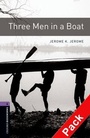 Cover: Oxford Bookworms Library: Level 4:: Three Men in a Boat audio CD pack - Oxford University Press