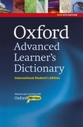 Cover: Oxford Advanced Learner's Dictionary, 8th Edition International Student's Edition with CD-ROM and Oxford iWriter (only available in certain markets) - Oxford University Press